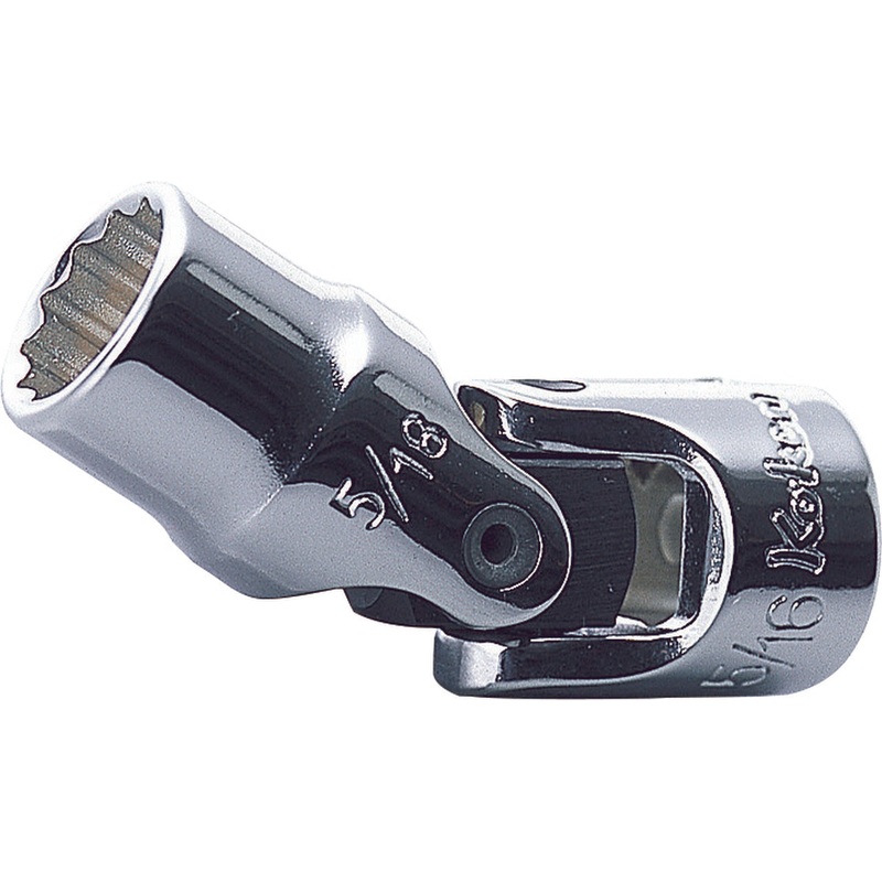 Ko-ken Tools 1/4 Sq. Dr. Universal Socket 5/16 12 point 34.6mm Aerospace