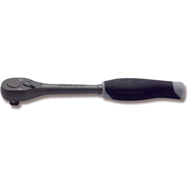 Ko-ken Tools 3/8 Sq. Dr. Ratchet Handle 24 teeth 200mm Plastic Handle