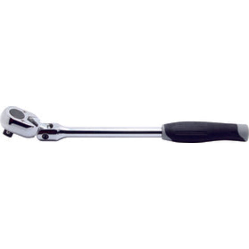 Ko-ken Tools 1/2 Sq. Dr. Ratchet Handle 24 teeth Flexible Head Length 330mm Plastic Handle