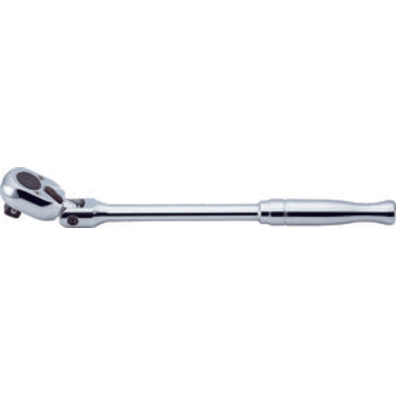 Ko-ken Tools 1/2 Sq. Dr. Ratchet Handle 24 teeth Flexible Head Length 330mm Polished Handle