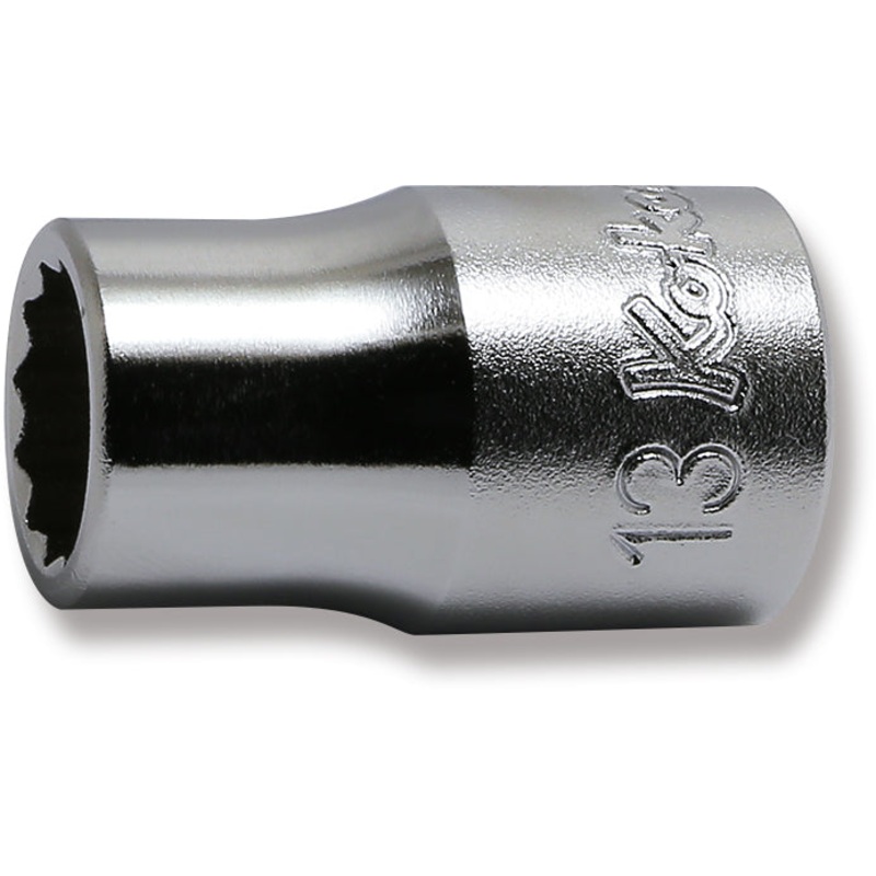 Ko-ken Tools 1/2 Sq. Dr. Chrome Metric 12 Point Socket 13mm