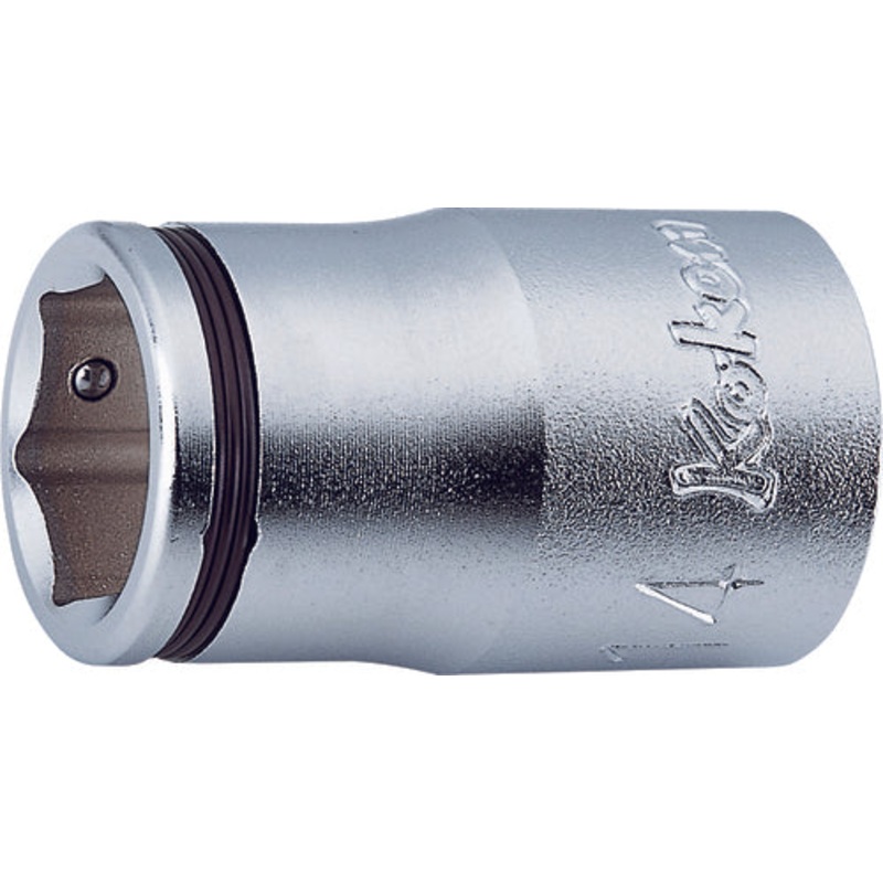 Ko-ken Tools 1/2 Sq. Dr. Nut Grip Metric Chrome Socket in 12mm
