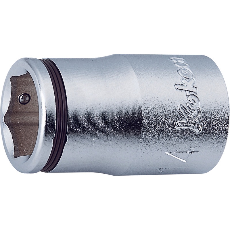 Ko-ken Tools 1/2 Sq. Dr. Nut Grip Metric Chrome Socket in 13mm