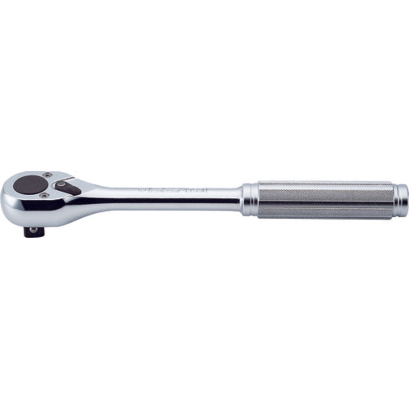 Ko-ken Tools 1/2 Sq. Dr. Ratchet Handle 24 teeth Length 250mm Push Button Metal Handle