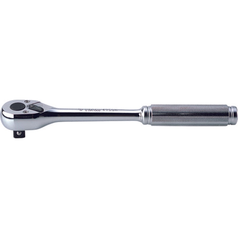 Ko-ken Tools 1/2 Sq. Dr. Ratchet Handle 30 teeth Length 250mm Push Button Metal Handle