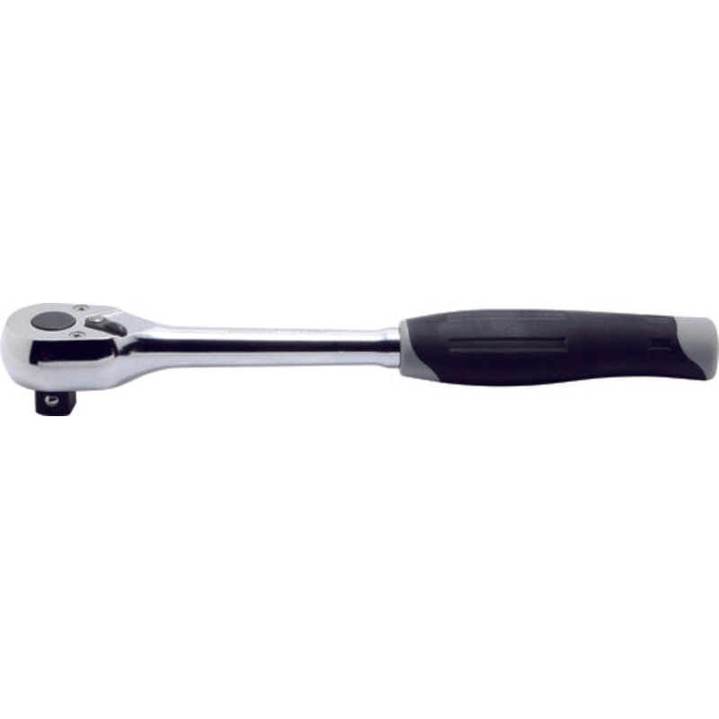 Ko-ken Tools 1/2 Sq. Dr. Ratchet Handle 30 teeth Length 250mm Push Button Plastic Handle