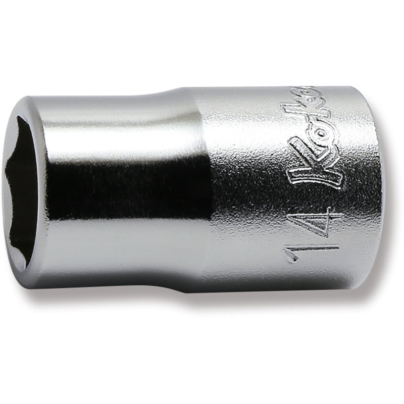 Ko-ken Tools 1/2 Sq. Dr. Chrome 6 Point Metric Socket 14mm