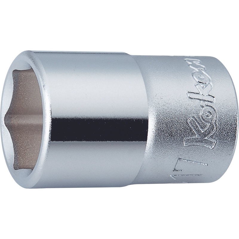 Ko-ken Tools 1/2 Sq. Dr. Chrome 6 Point Metric Socket 20mm
