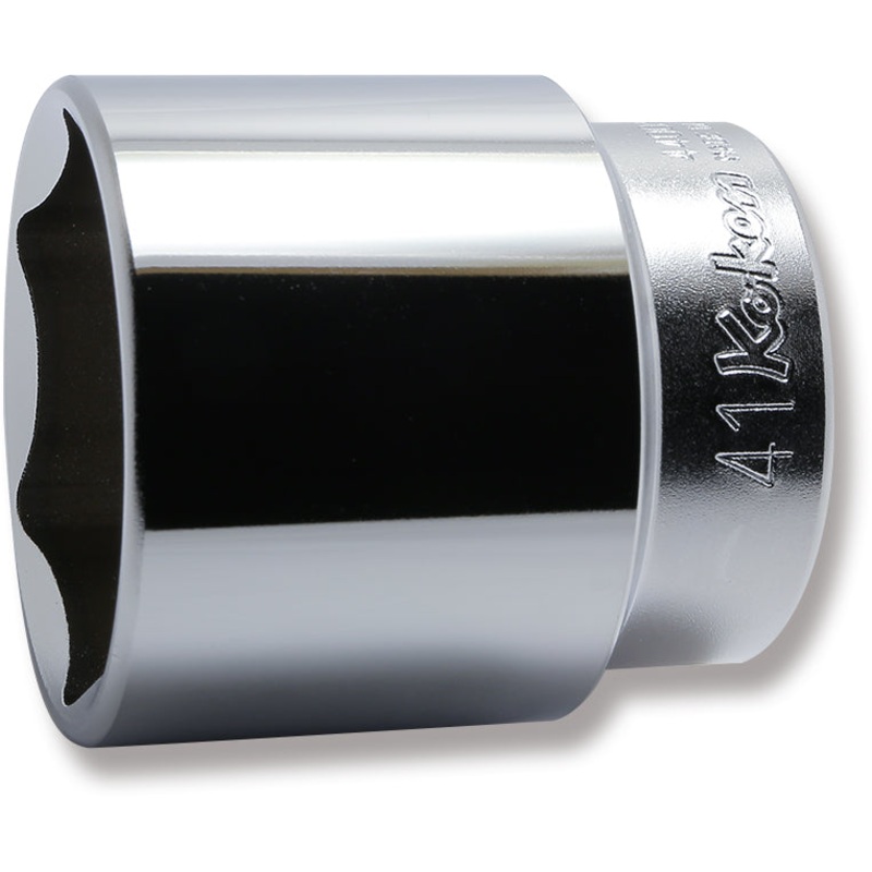 Ko-ken Tools 1/2 Sq. Dr. Chrome 6 Point Metric Socket 41mm