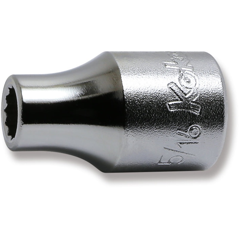 Ko-ken Tools 1/2 Sq. Dr. Chrome SAE 12 Point Socket 5/16