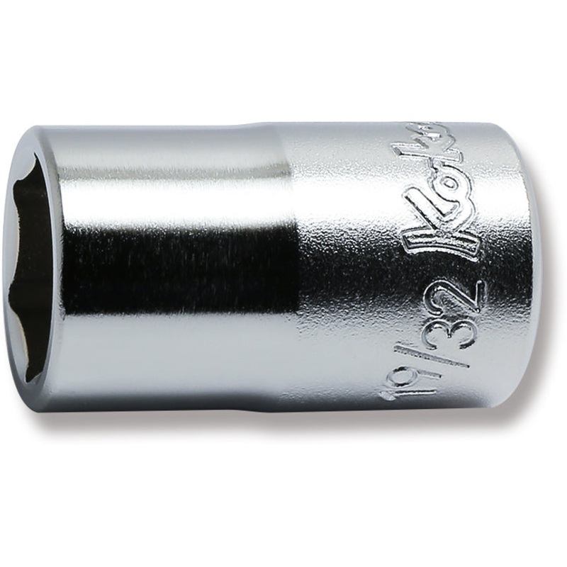 Ko-ken Tools 1/2 Sq. Dr. Chrome SAE 6 Point Socket 19/32