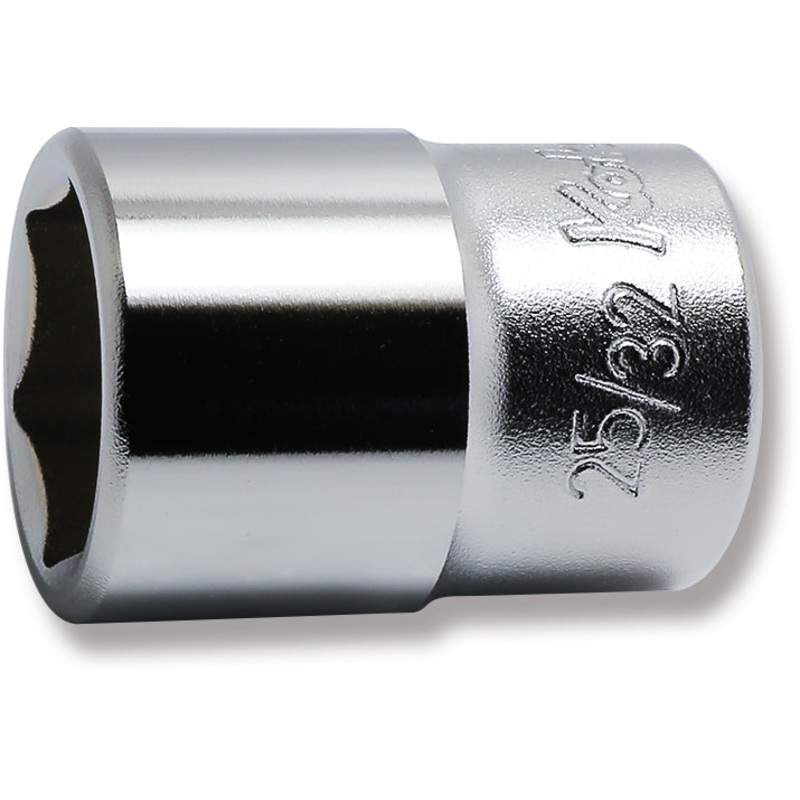 Ko-ken Tools 1/2 Sq. Dr. Chrome SAE 6 Point Socket 25/32