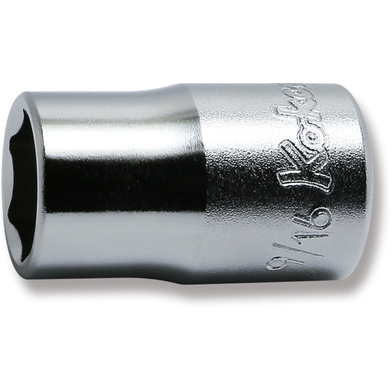 Ko-ken Tools 1/2 Sq. Dr. Chrome SAE 6 Point Socket 9/16