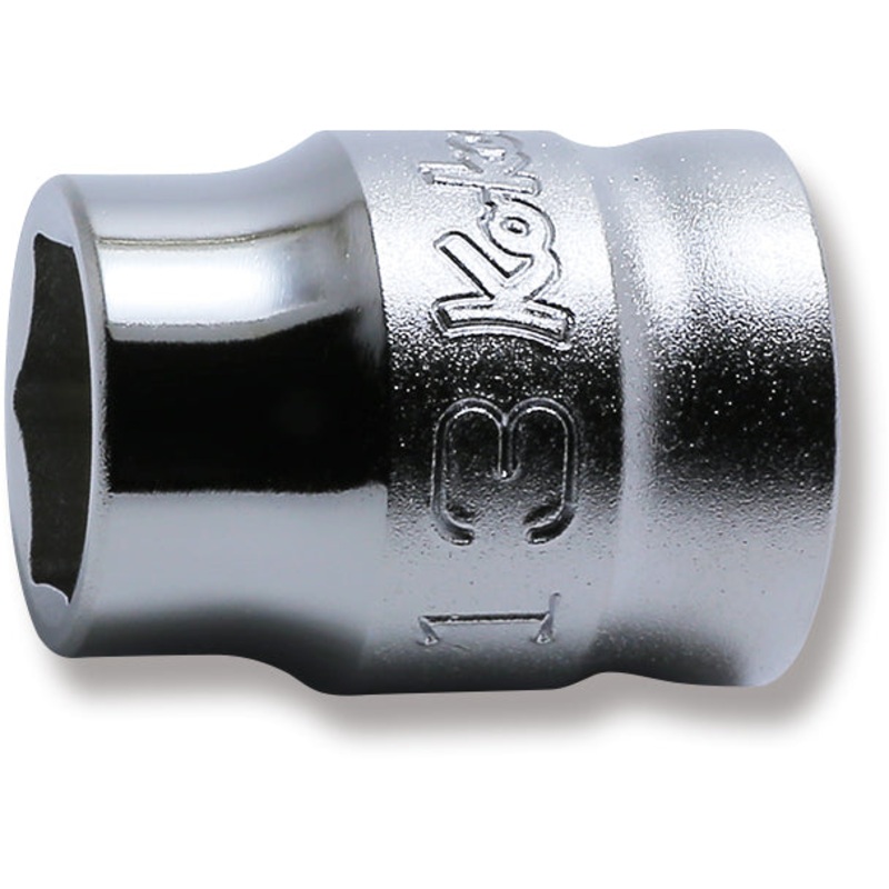 Ko-ken Tools 1/2 Sq. Dr. Chrome Z-Series 6 Point Metric Socket 13mm