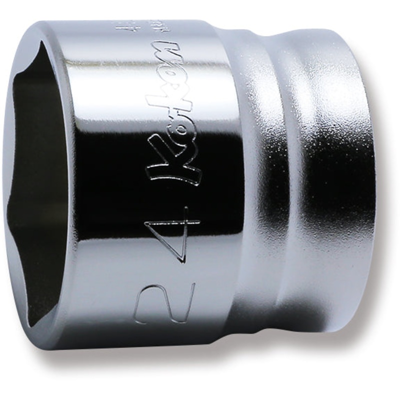 Ko-ken Tools 1/2 Sq. Dr. Chrome Z-Series 6 Point Metric Socket 24mm