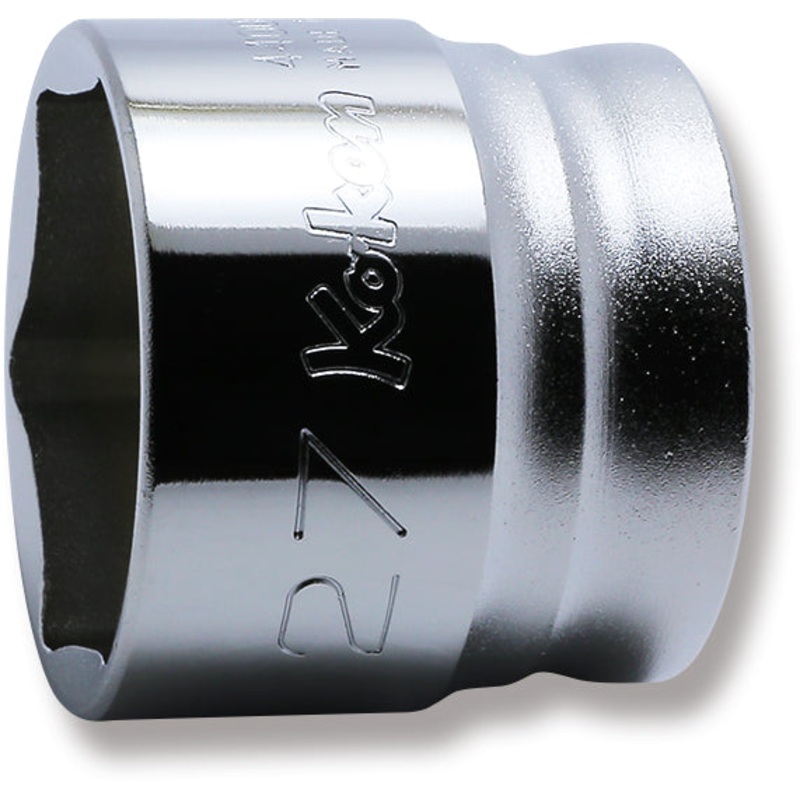 Ko-ken Tools 1/2 Sq. Dr. Chrome Z-Series 6 Point Metric Socket 27mm