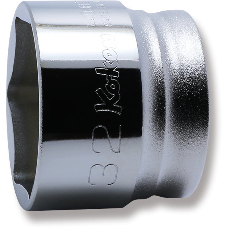 Ko-ken Tools 1/2 Sq. Dr. Chrome Z-Series 6 Point Metric Socket 32mm