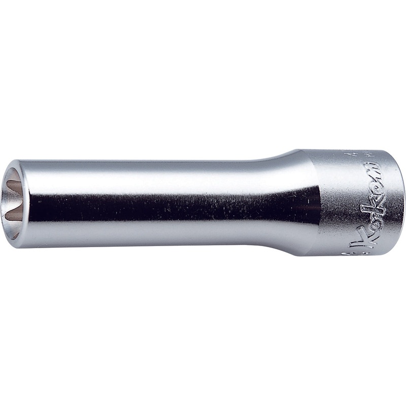 Ko-ken Tools 1/2 Sq. Dr. Deep TORX E10 Socket – Length 77mm