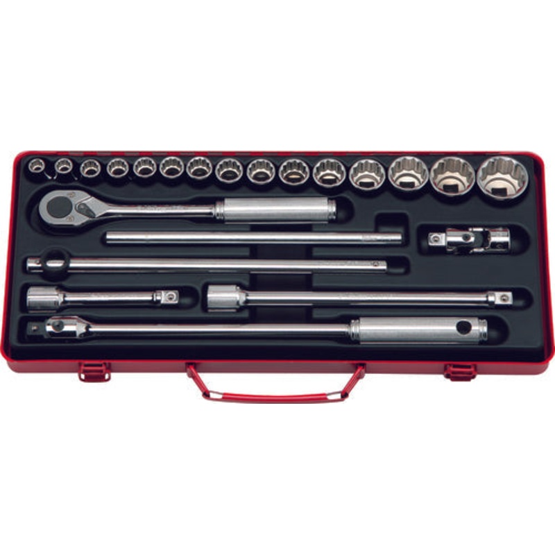 Ko-ken Tools 1/2 Sq. Dr. 22 Piece 12-Point SAE Socket set 3/8-1.1/4
