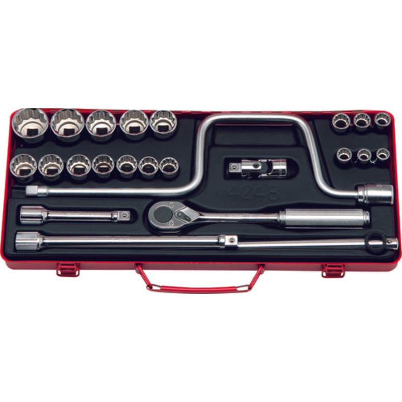 Ko-ken Tools 1/2 Sq. Dr. 24 Piece 12-Point Metric Socket set 10-32mm