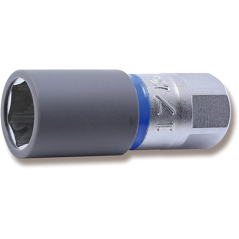 Ko-ken Tools 1/2 Sq. Dr. Wheel Nut Socket 17mm Extra Thin walled Length 65mm Color coded Protector