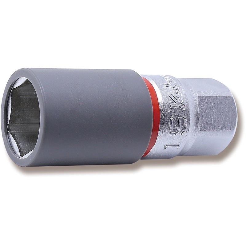 Ko-ken Tools 1/2 Sq. Dr. Wheel Nut Socket 19mm Extra Thin walled Length 65mm Color coded Protector