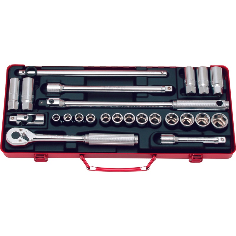 Ko-ken Tools 24 Piece 1/2 Sq. Dr. 6 Point Socket Set
