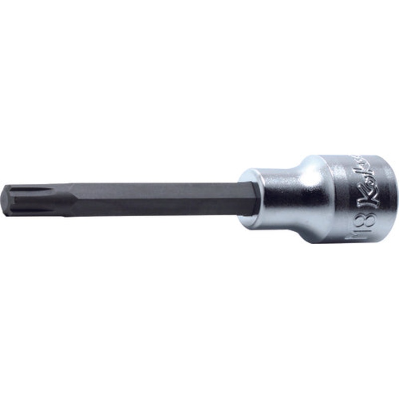 Ko-ken Tools 1/2 Sq. Dr. Bit Socket Ribe-CV M10 Length 140mm