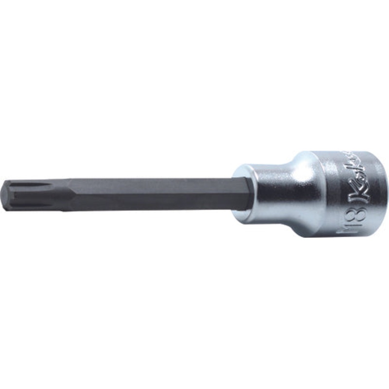 Ko-ken Tools 1/2 Sq. Dr. Bit Socket Ribe-CV M5 Length 100mm