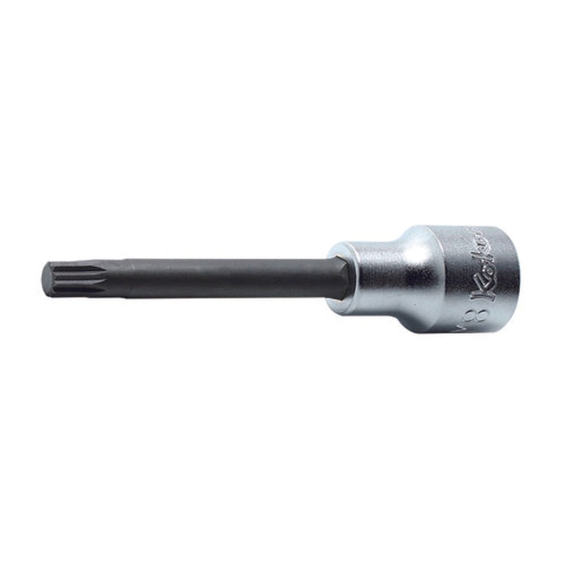 Ko-ken Tools 1/2 Sq. Dr. Bit Socket XZN M14 Triple Square Length 100mm