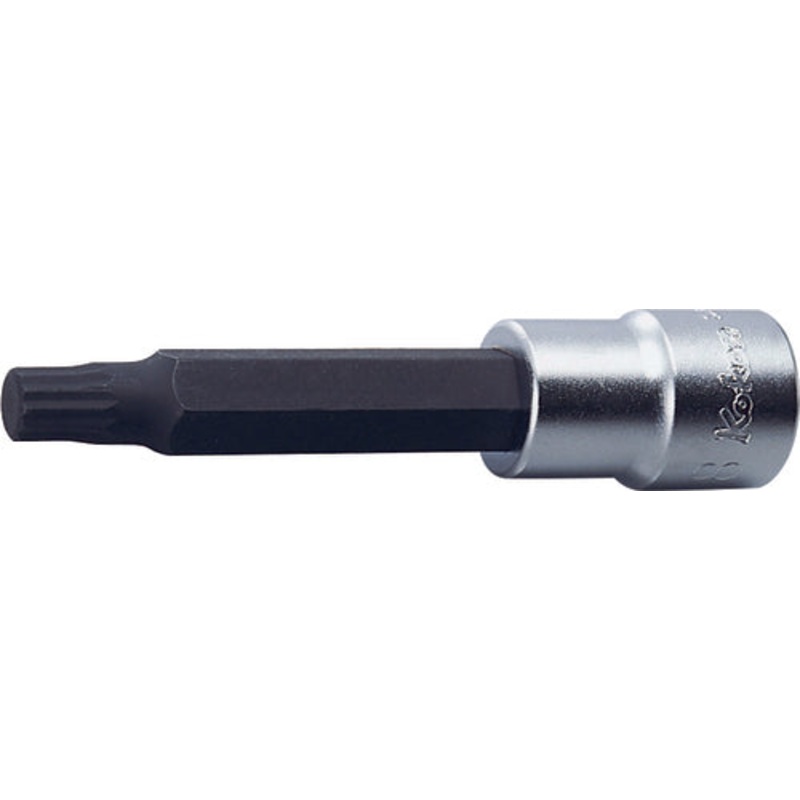 Ko-ken Tools 1/2 Sq. Dr. Bit Socket 8mm Double-Hex Length 120mm For Cylinder head bolt
