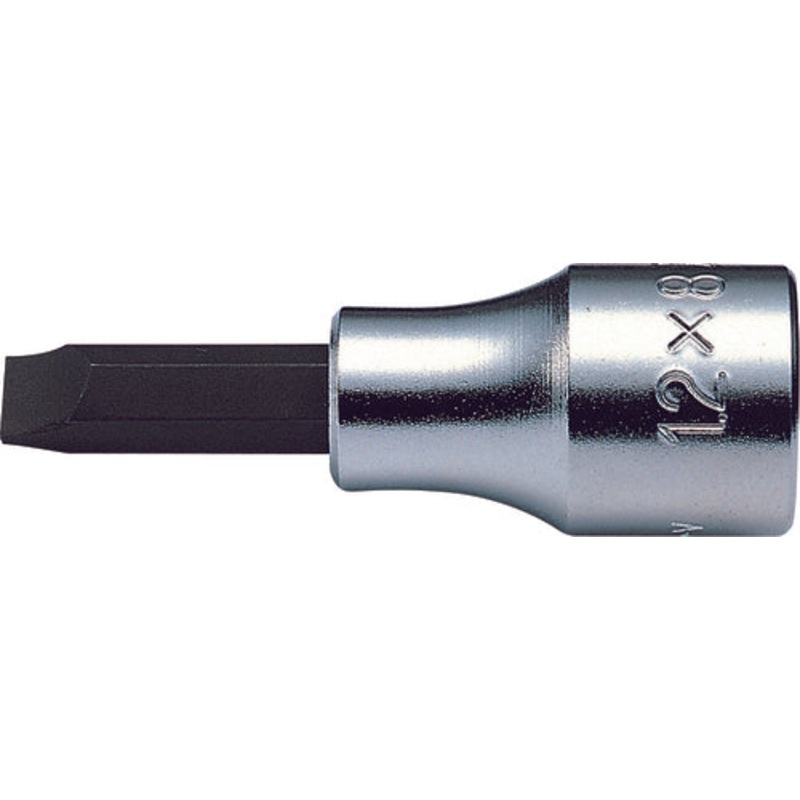 Ko-ken Tools 1/2 Sq. Dr. Bit Socket Slotted 1.2×8 Length 60mm