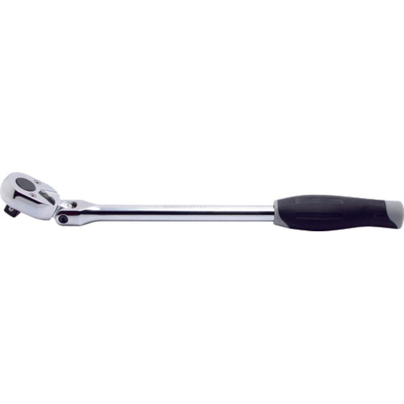 Ko-ken Tools 3/8 Sq. Dr. Ratchet Handle 24 teeth Flexible Head Length 285mm Plastic Handle