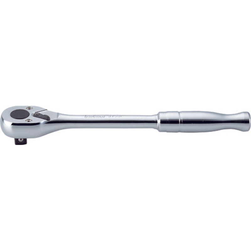 Ko-ken Tools 3/8 Sq. Dr. Ratchet Handle 24 teeth Length 200mm Polished Handle