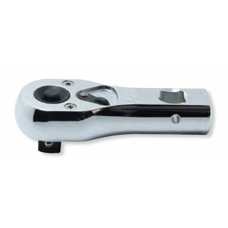 Ko-ken Tools 3/8 Sq. Dr. Ratchet Handle 24 teeth Short Length 81mm Push Button