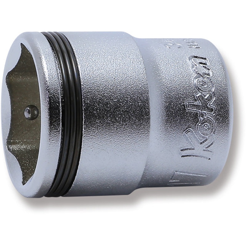 Ko-ken Tools 3/8 Sq. Dr. Socket 17mm Nut Grip Length 28mm