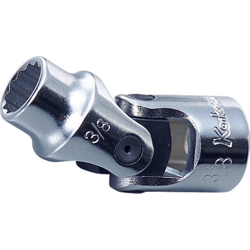 Ko-ken Tools 3/8 Sq. Dr. Universal Socket 8mm 12 point Length 47mm