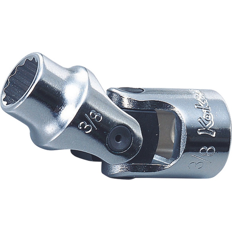 Ko-ken Tools 3/8 Sq. Dr. Universal Socket 9/16 12 point Length 51mm