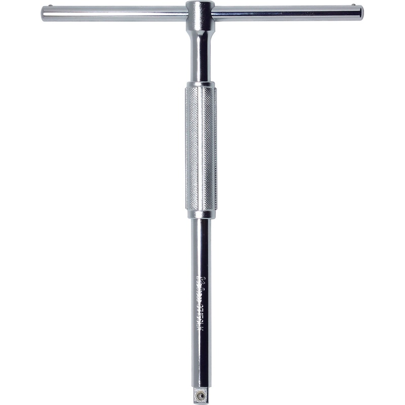 Ko-ken Tools T Handle 3/8 Square Length 236 x 200mm Sliding Bar Free Turn Grip