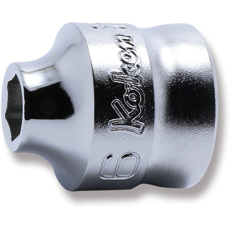Ko-ken Tools 3/8 Sq. Dr. 6-Point Z-Series Metric Chrome Socket in 6mm