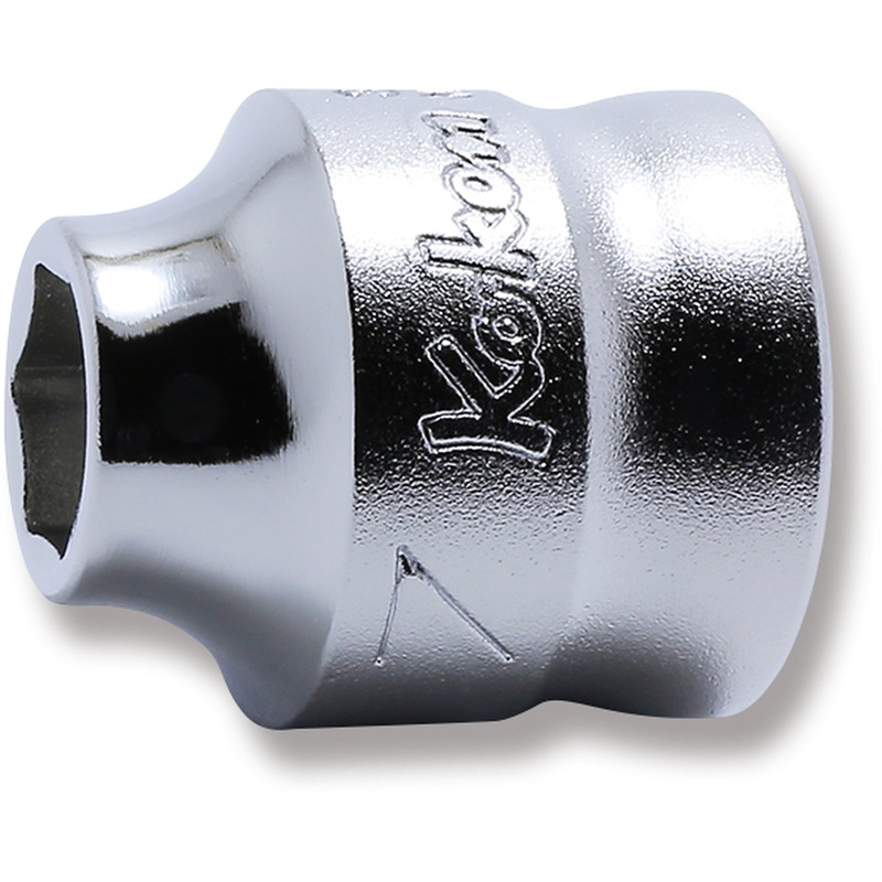 Ko-ken Tools 3/8 Sq. Dr. 6-Point Z-Series Metric Chrome Socket in 7mm