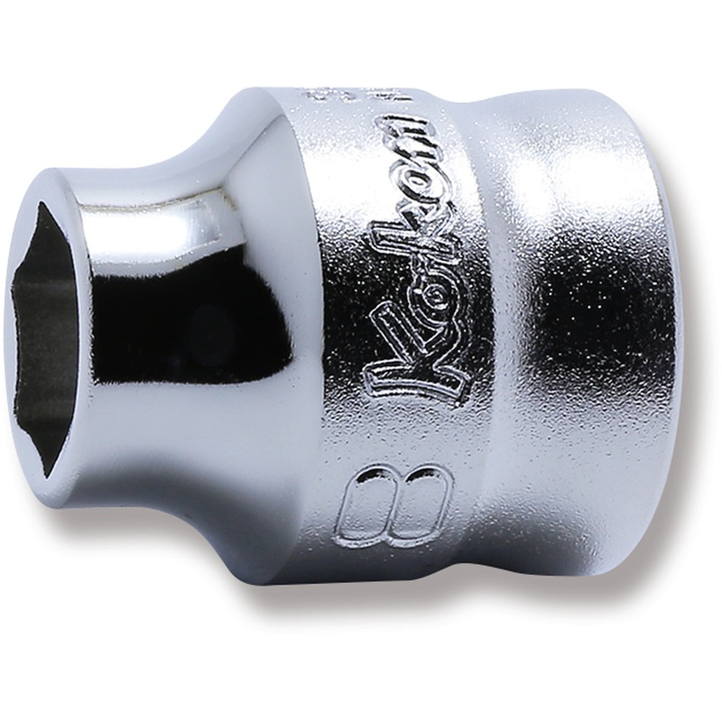Ko-ken Tools 3/8 Sq. Dr. 6-Point Z-Series Metric Chrome Socket in 8mm