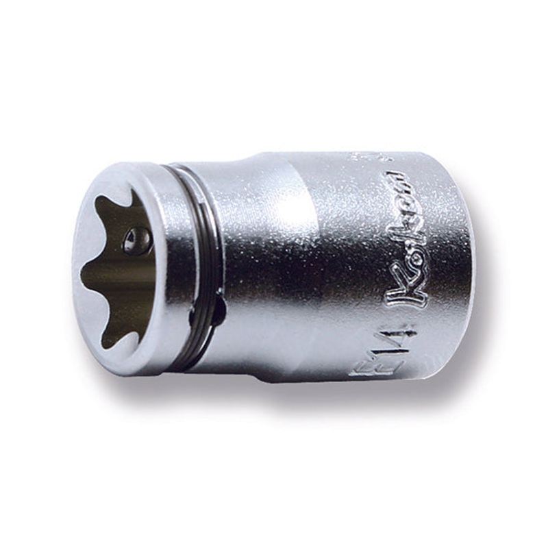 Ko-ken Tools 3/8 Sq. Dr. NUT GRIP TORX E18 Socket – Length 32mm