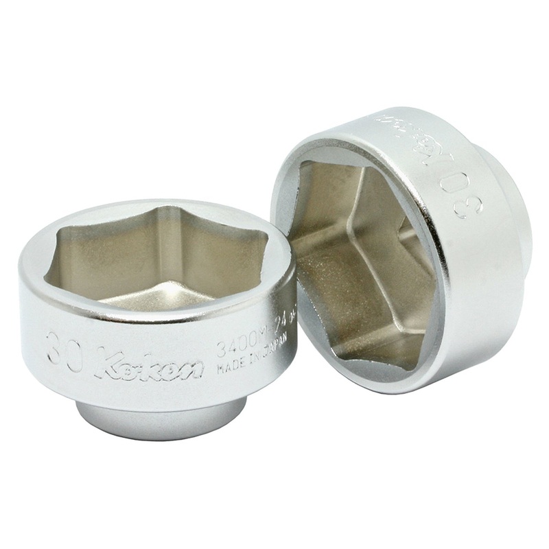 Ko-ken Tools 3/8 Sq. Dr. Socket 36mm 6 point Length 24mm