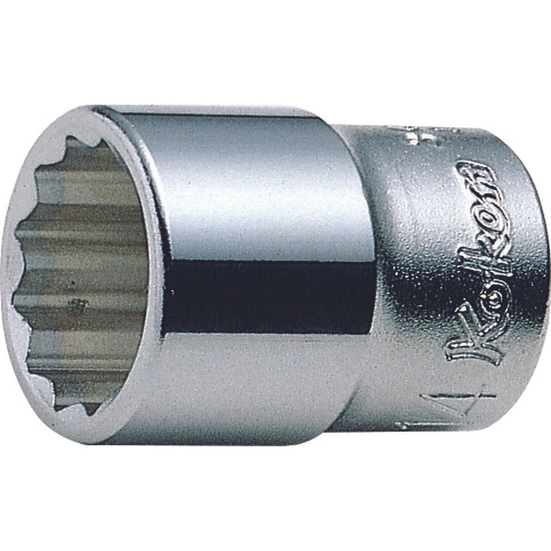 Ko-ken Tools 3/8 Sq. Dr. Socket 9mm 12 point Length 26mm