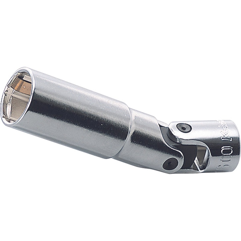 Ko-ken Tools 3/8 Sq. Dr. 6-Point Universal Clip Type Spark Plug Socket 18mm