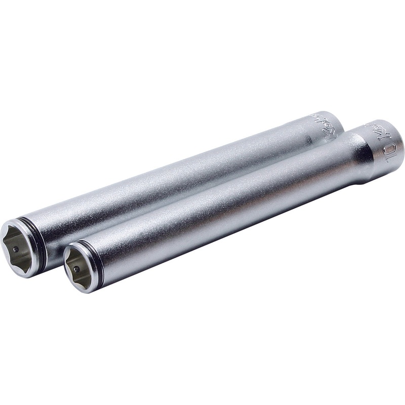 Ko-ken Tools 3/8 Sq. Dr. Extra Deep NUT GRIP Socket Set 10 and 12mm – 2 pieces