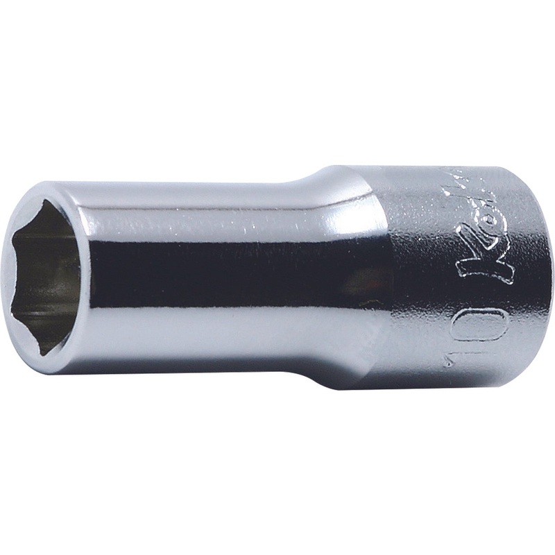 Ko-ken Tools 3/8 Sq. Dr. Socket 9mm 6 point Length 40mm