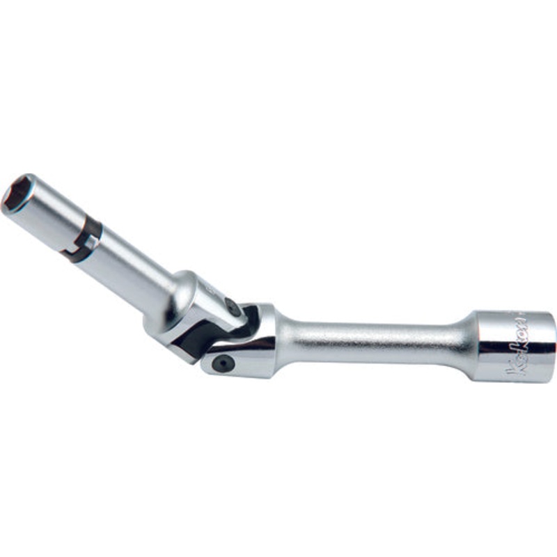 Ko-ken Tools 3/8 Sq. Dr. Universal Socket 8mm 6 point Length 150mm For Glow Plug