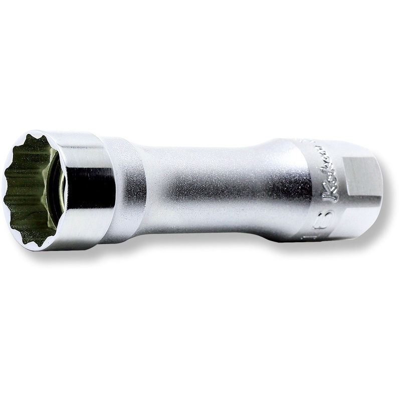 Ko-ken Tools 3/8 Sq. Dr. Z-Series 12-Point Magnetic Spark Plug Socket 16mm